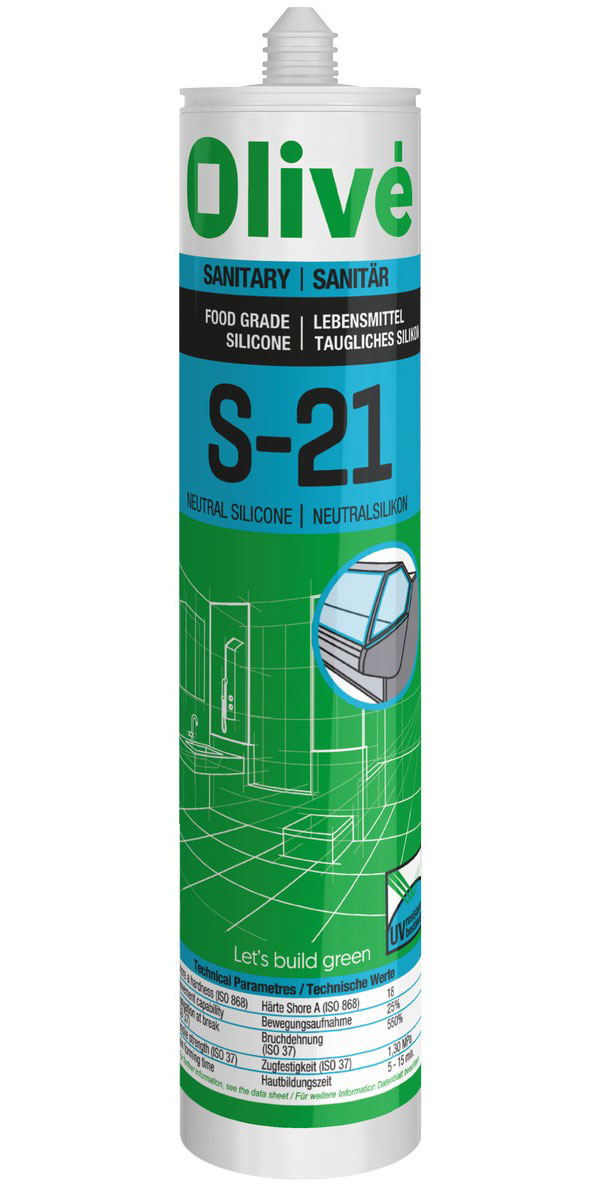 S-21 Silicone neutre contact alimentaire