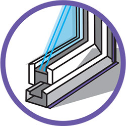 Silicona para instalación de ventanas en la construcción