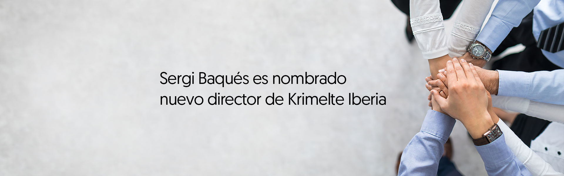 Sergi Baqués es nombrado nuevo director de Krimelte Iberia